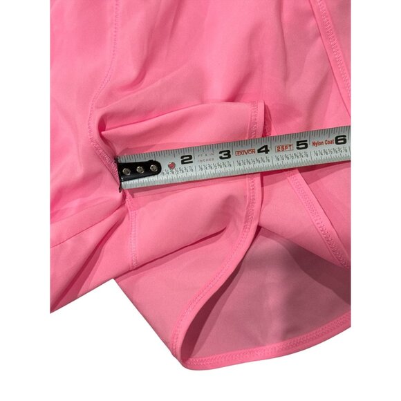NWT All In Motion Girls Shorts Size XL Pink Athletic Mid-Rise Built-In Liner - Picture 6 of 6